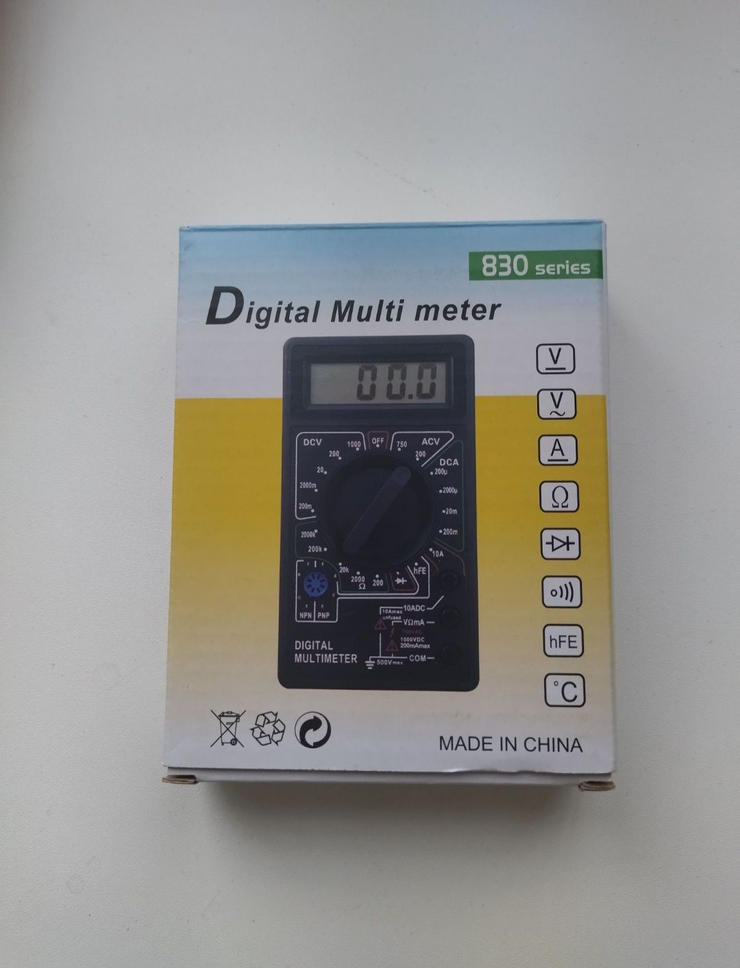 Мультиметр DT-830B