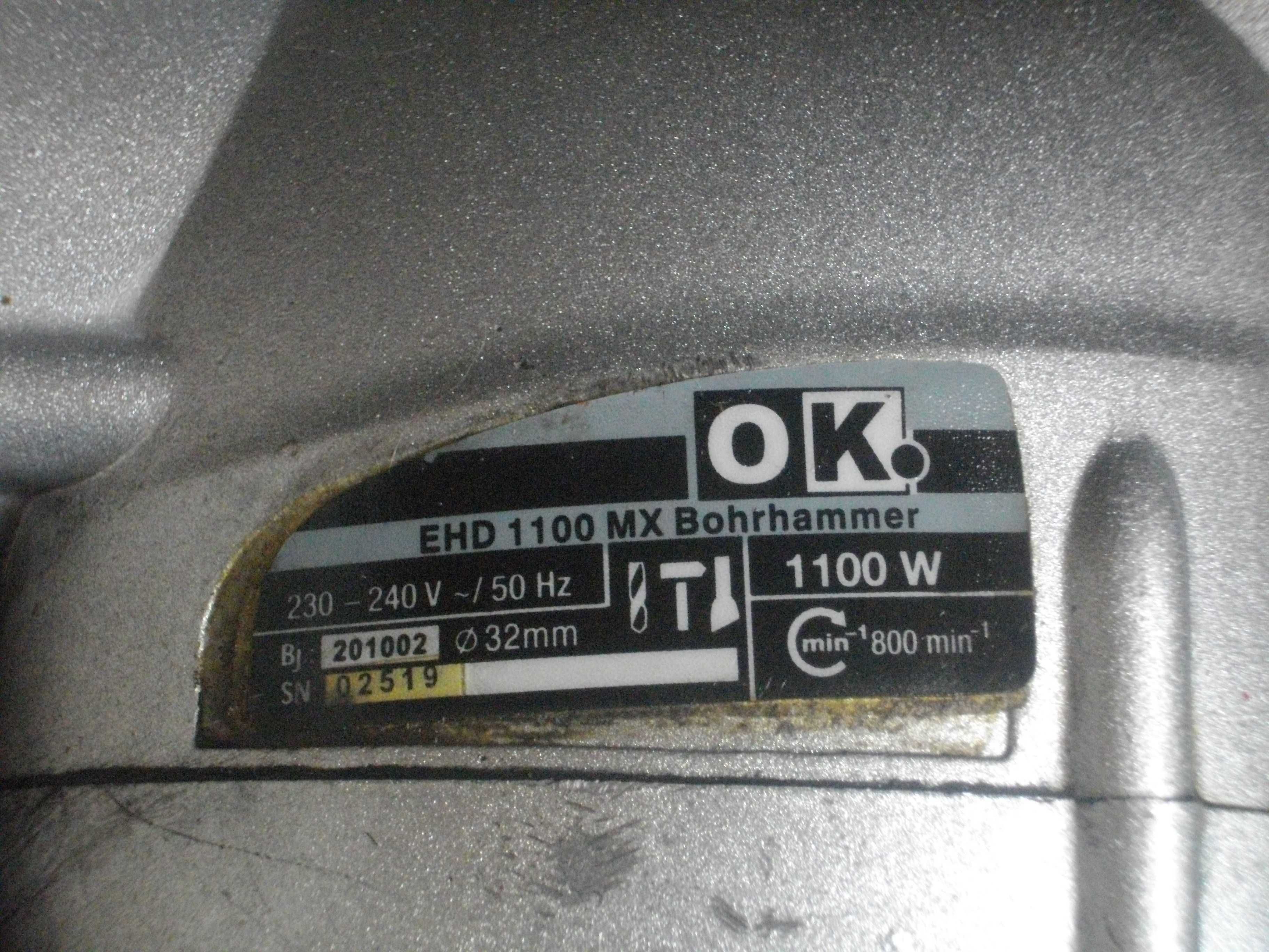 1100W/900W Перфоратор Къртач Профи Kinzo /OK Двупозиционен Германия/NL