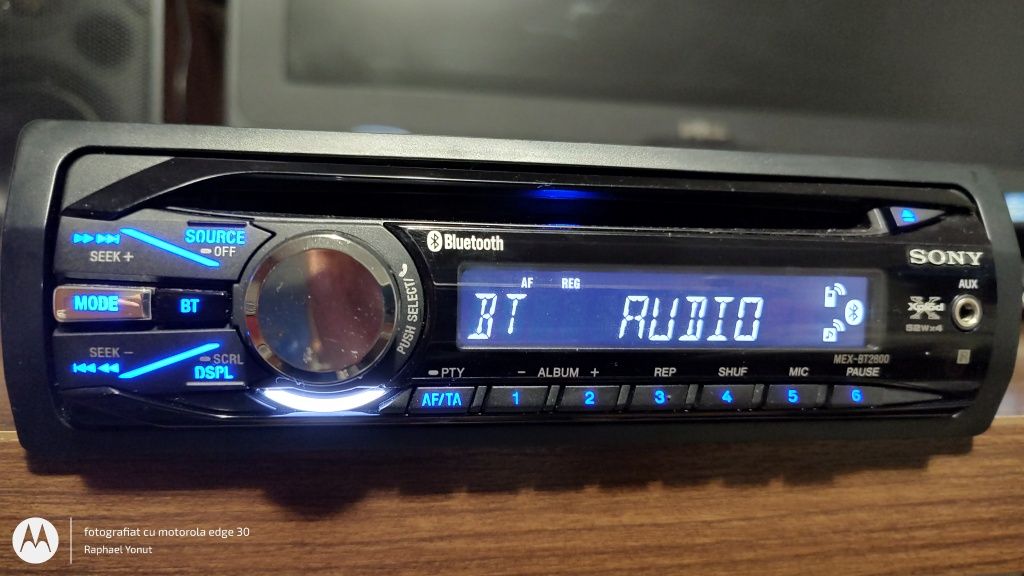 CD mp3 player auto Sony mex bt2800 Bluetooth nu Alpine Pioneer Kenwood