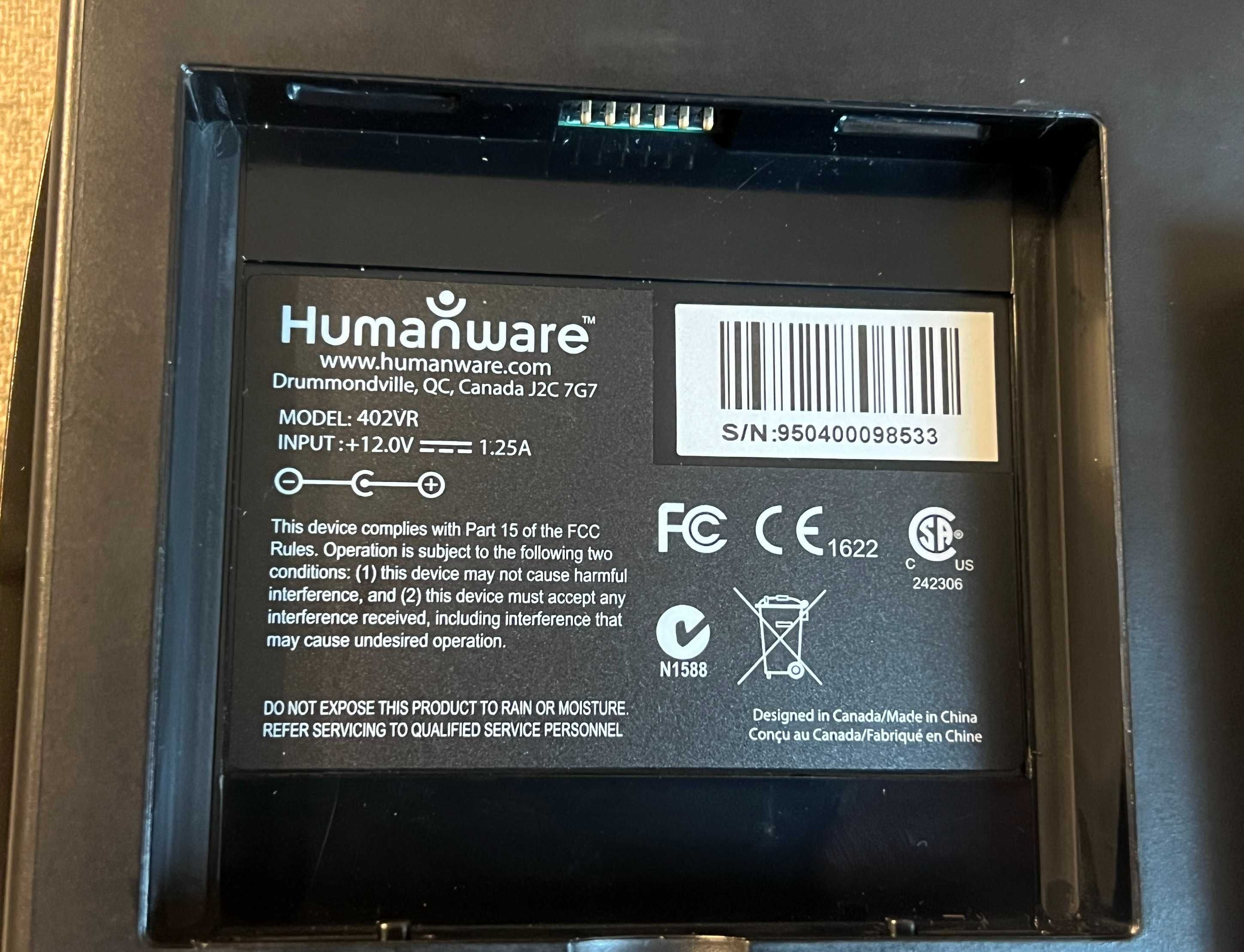 Dispozitiv carti digitale HumanWare 402VR Digital Talking Book Player