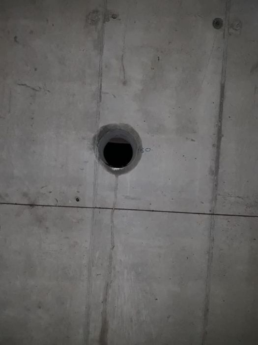 Gauri beton prin carotare pentru centrale,hote,aerisiri,taiere beton