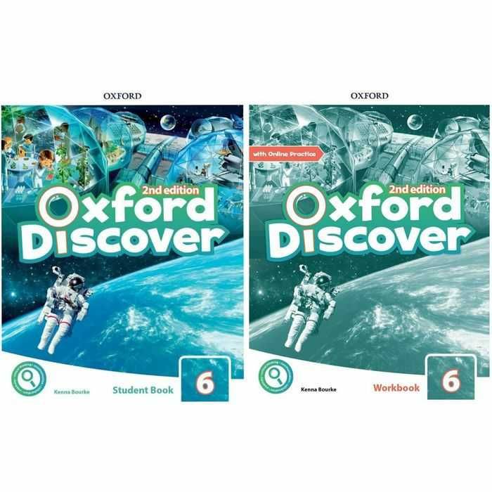 Доставка. Oxford discover 2nd edition 1-6 часть, student book+workbook