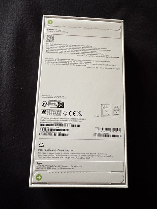 Iphone 17 Pro Max 512gb