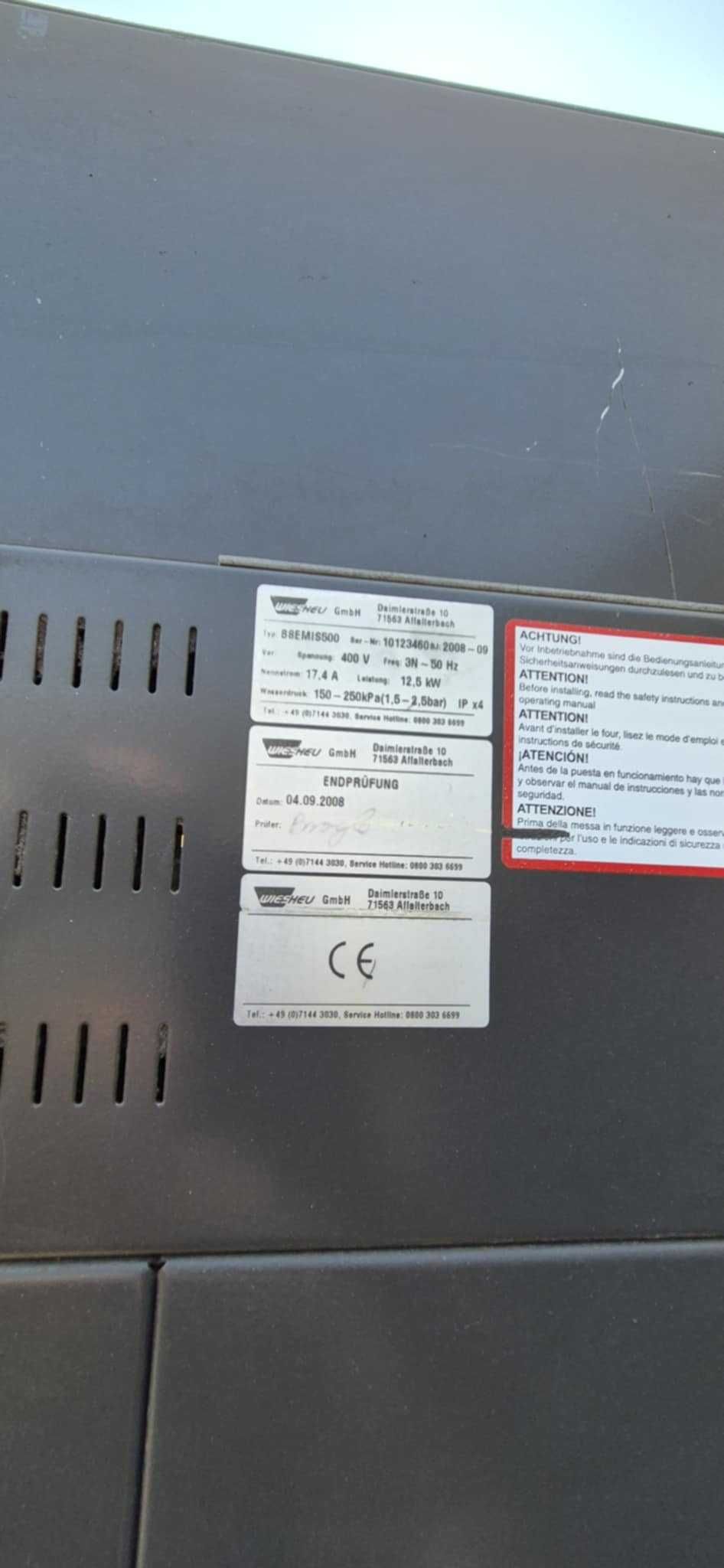 Cuptor electric Wiesheu