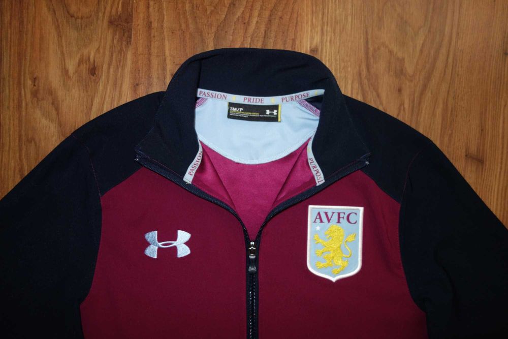Bluza trening prezentare  Aston Villa visinie Under Armour Marimea S