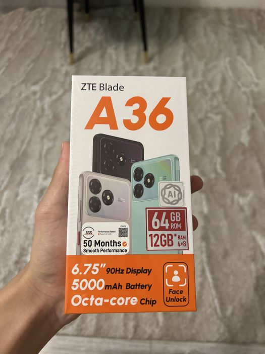 Новый ZTE Blade A36 64GB запечатанный