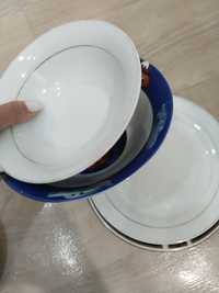 Посуда, тарелки размер разные