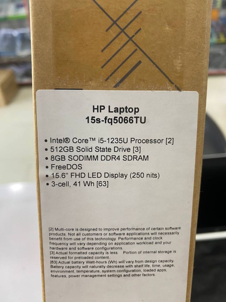 Yangi Hp core i5-1235U 8/512 ssd dasturlash IT photoshop ishlariga mos