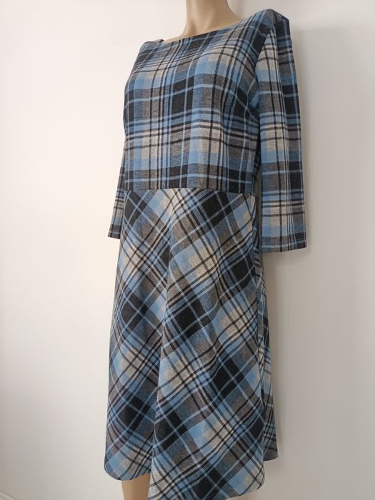 Rochie de toamna in carouri