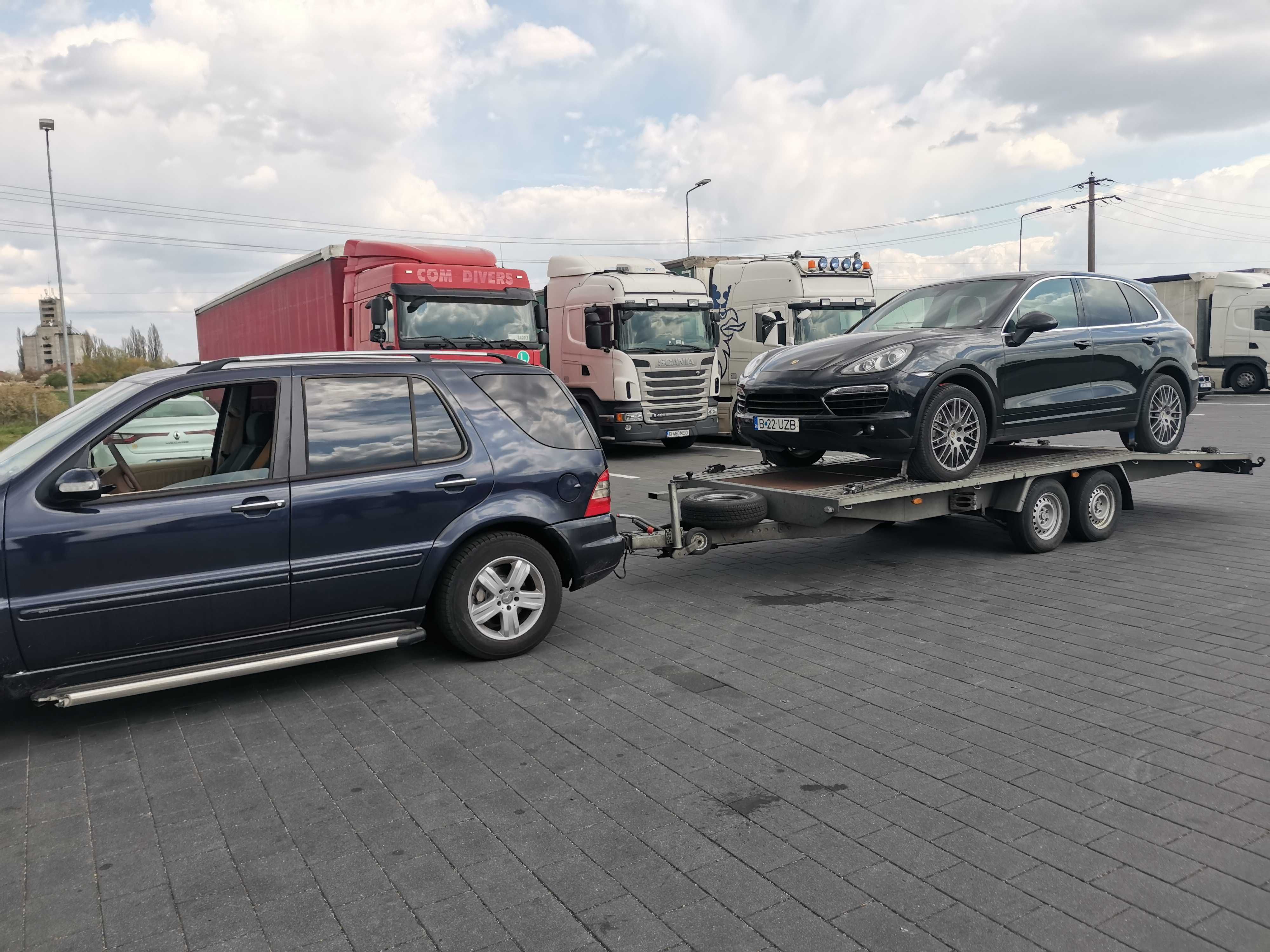 Tractari auto non stop A1 Arad Nadlac platforma libera ungaria austria