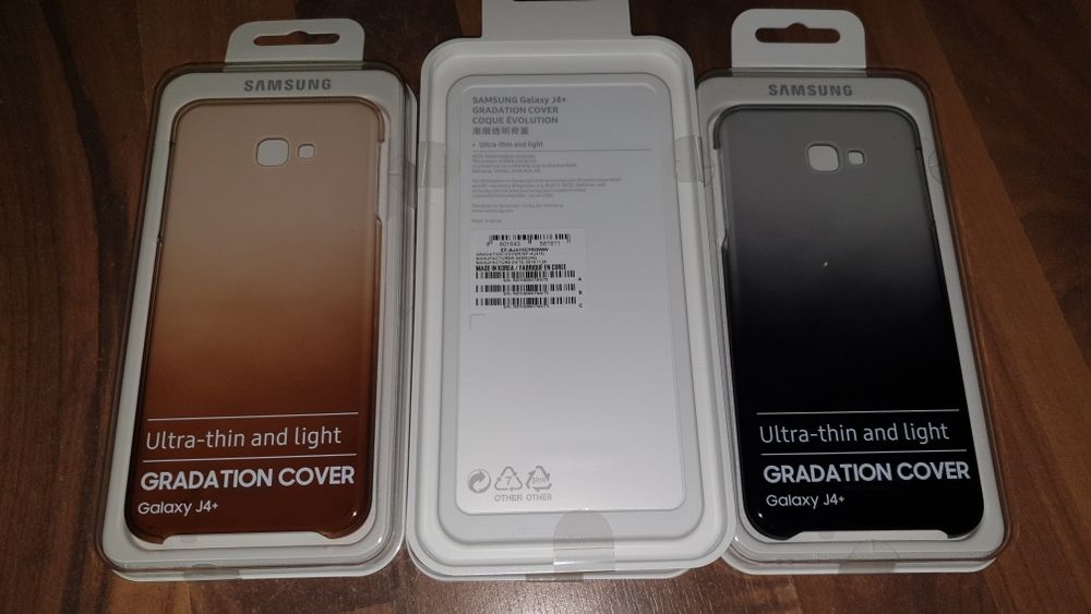 Husa originala Samsung Gradation Cover Galaxy J4+ J4 Plus J415