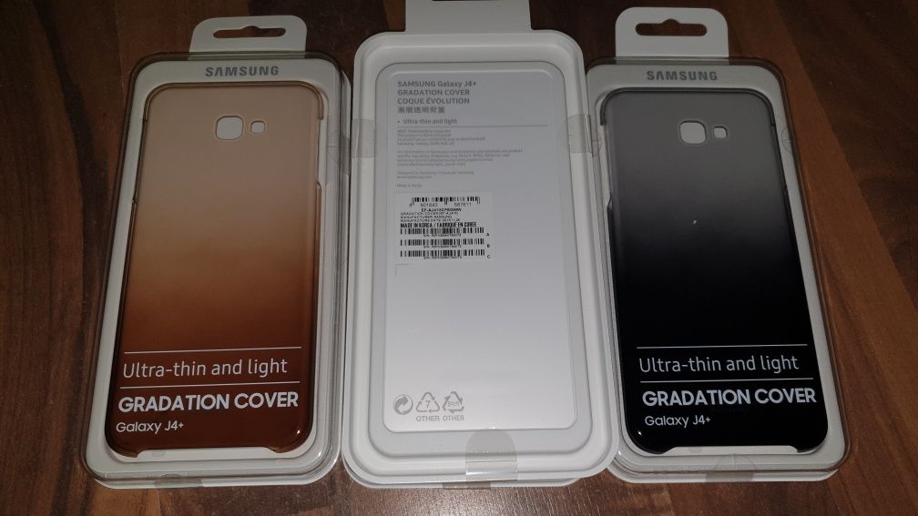 Husa originala Samsung Gradation Cover Galaxy J4+ J4 Plus J415