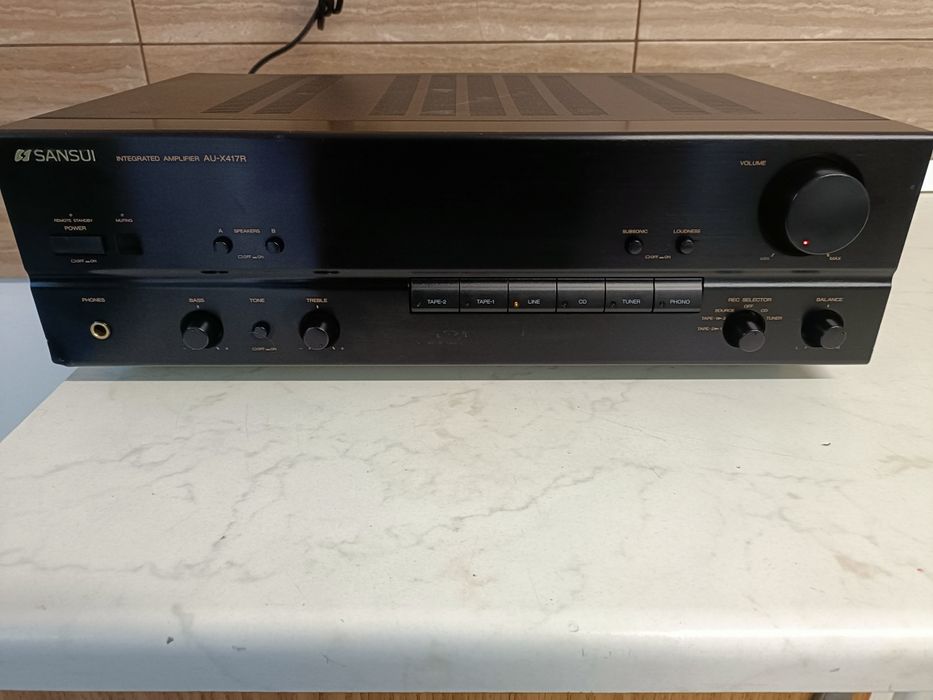 Sansui AU X 417 R, amplificator stereo vintage, perfect funcțional,