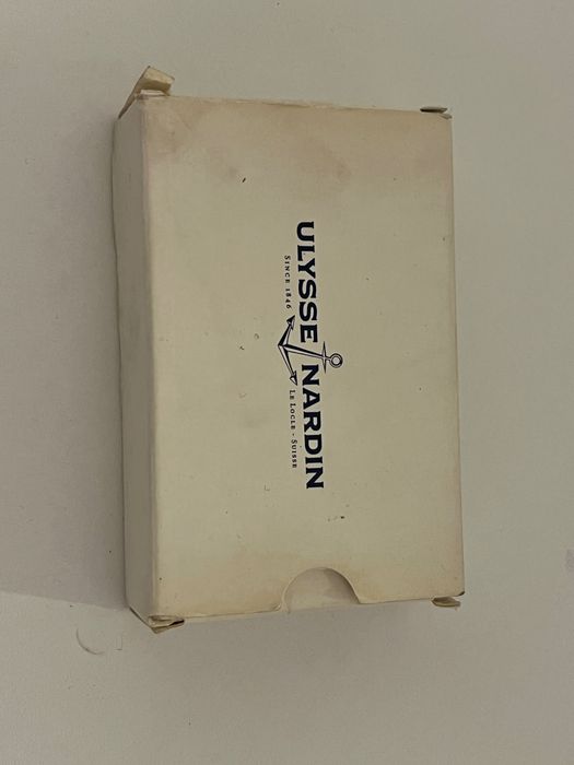 Nou Portcard Ulysse Nardin, din piele, bleumarin