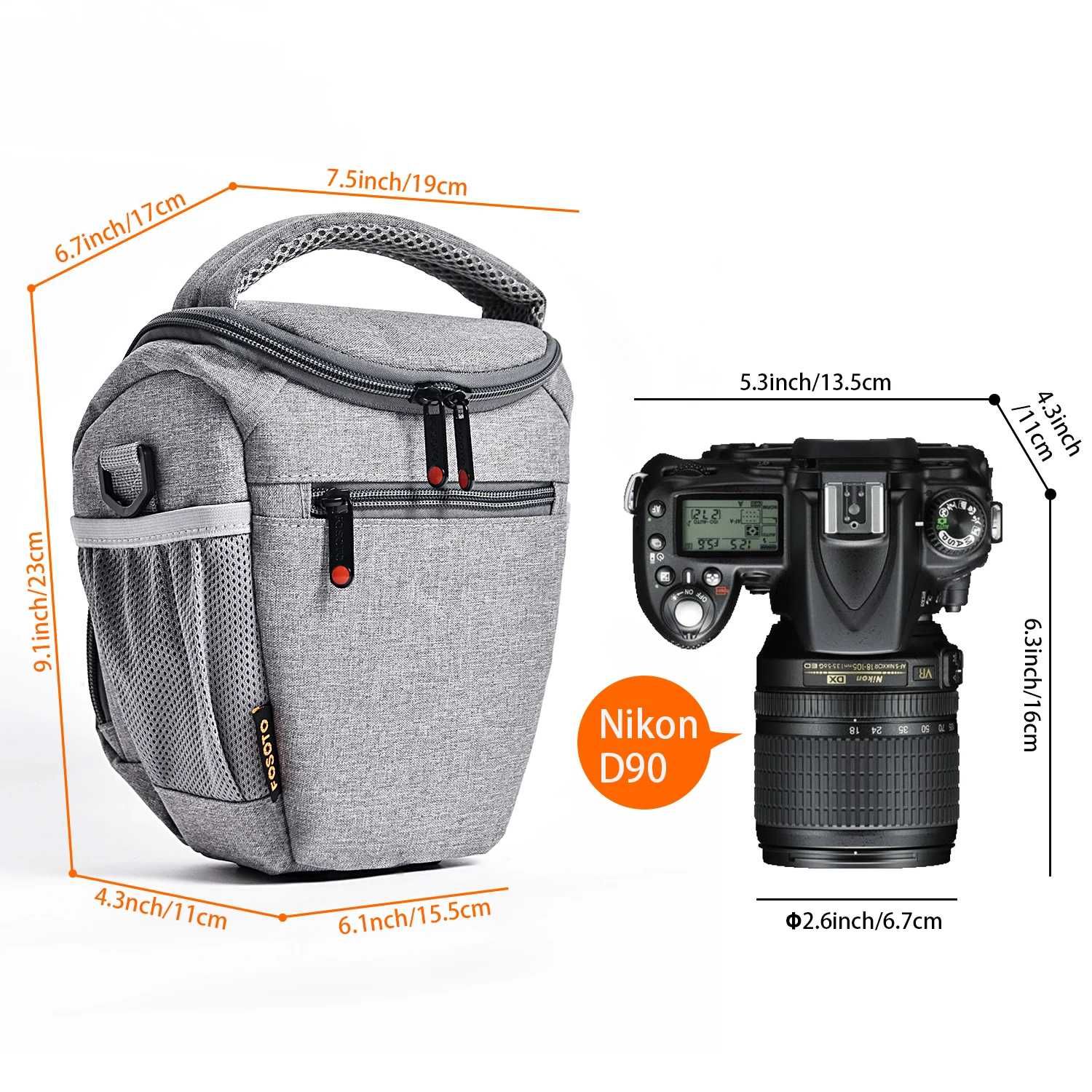 Компактна водонепромокаема чанта за фотоапарати и обективи