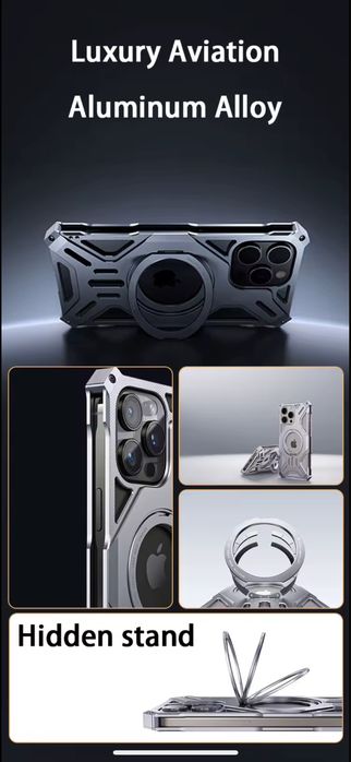 Husa iphone 13/14 pro, aluminiu , noua !!!