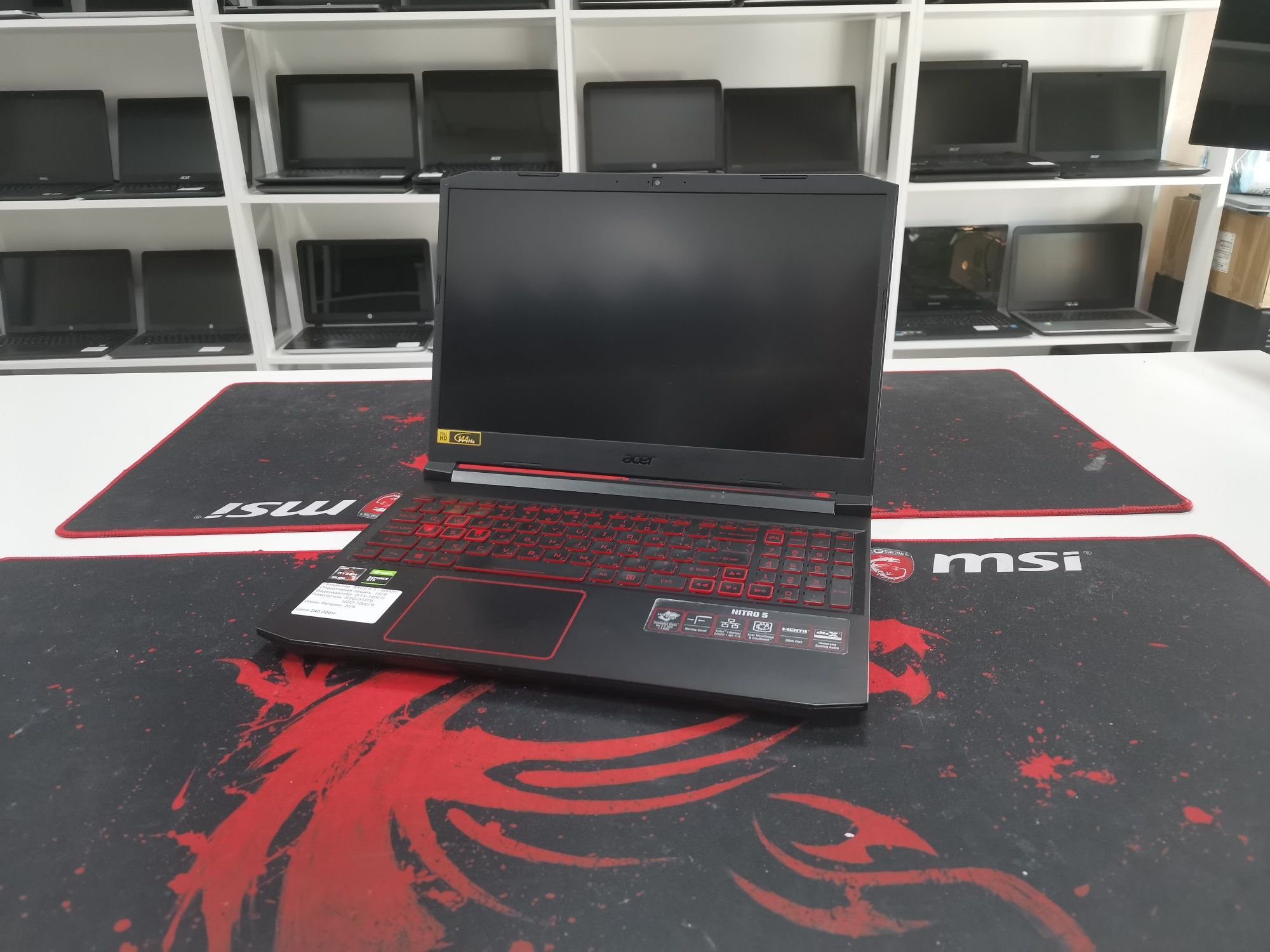 Игровой ноутбук Aser Ryzen 5- 4600H/GeForce GTX 1650 Ti