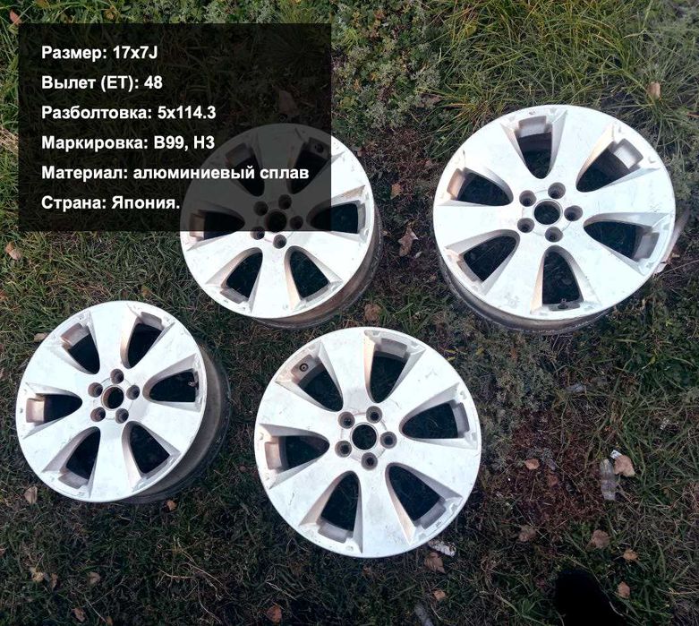 Оригинальные японские диски R17