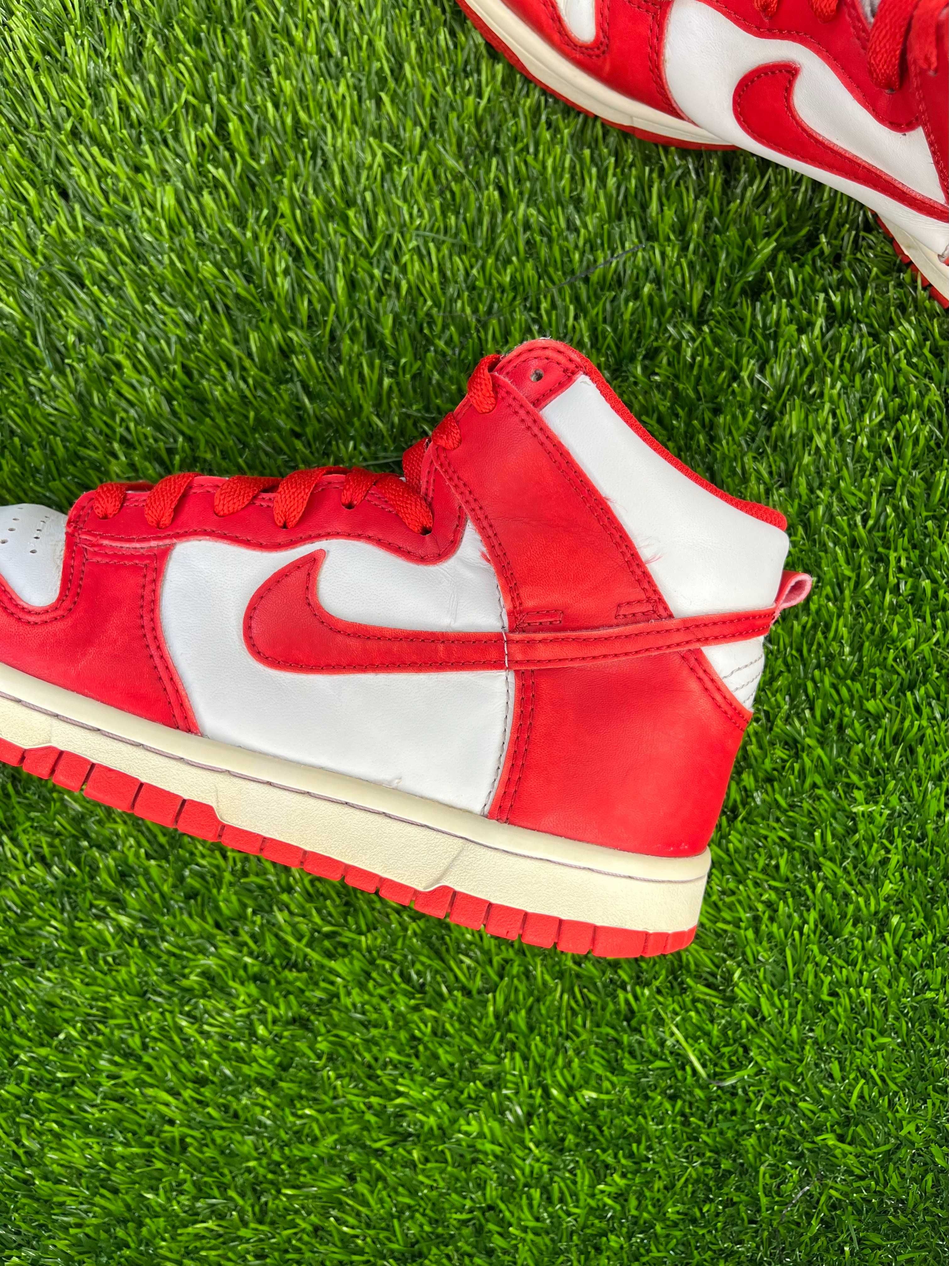 Nike Dunk High GS 'University Red' Дамски Маратонки