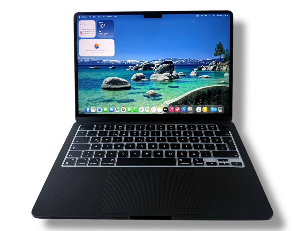 KATO НОВ! Apple MacBook Air 13 M2 2022 8RAM 256GB Midnight Гаранция! — миниатюра 1