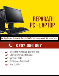 Instalez Windows 11, 10, 7,Office +licente,drivere/Reparatii Pc-Laptop