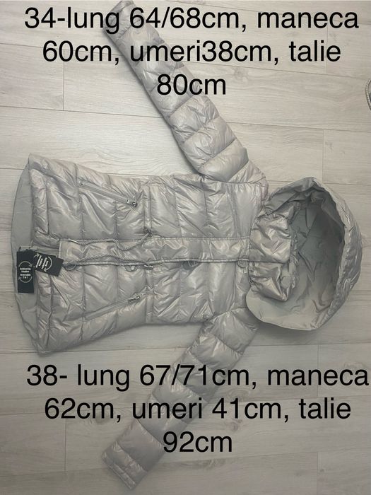 Geaca iarna New Yorker  cu 2 fete, noua ,marime XS si L