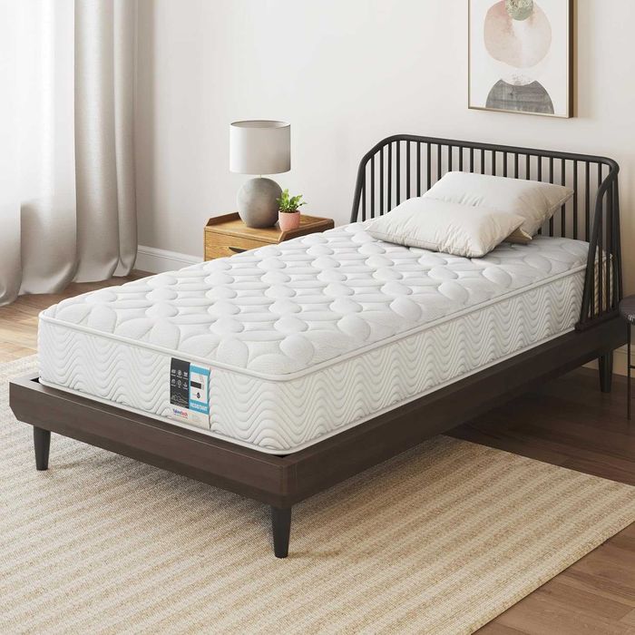 Saltea 7 zone cu arcuri individuale H3 |S 614465 White 90x200cm