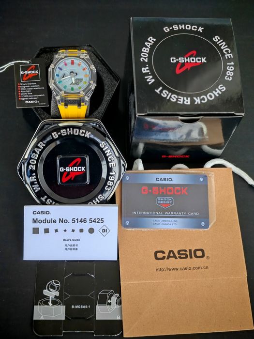 Casio G shock 10 бр за 370 лв, нови Касио часовници с кутии