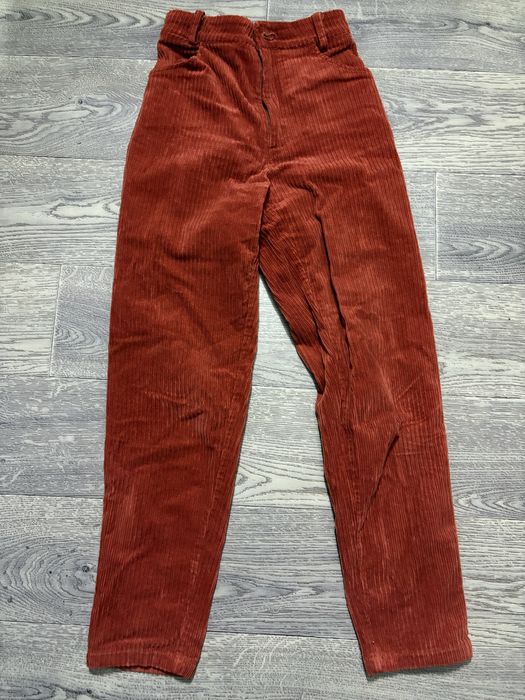 Брюки вельветовые pink island на резинка сзади