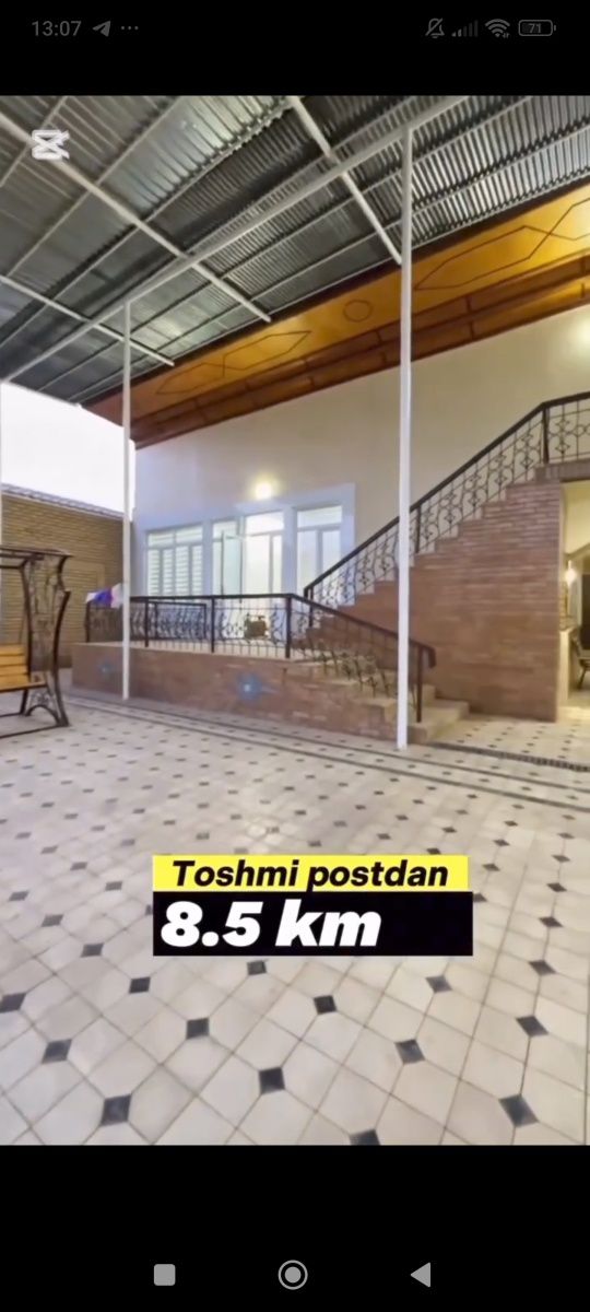 Hovli sotiladi tashmi postidan kirganda