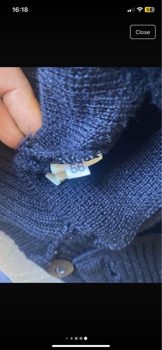 FrankAlexs XXL jumper - pulover XXL marime 56 albastru