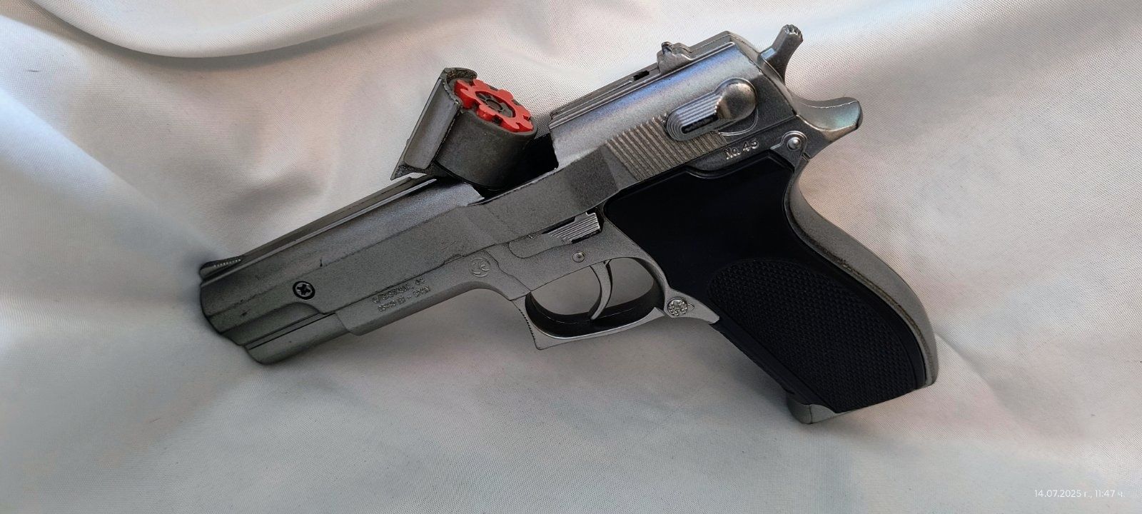 Метален пистолет с капси Colt 1911 комплект с кобур