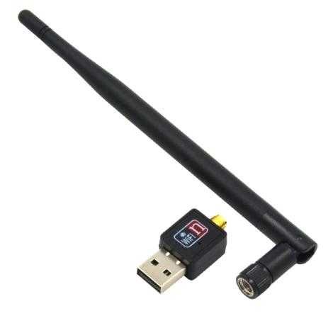 USB 802.B/G/N WiFi Адаптер 5dB Антена 150Mbps Безжична Свързаност