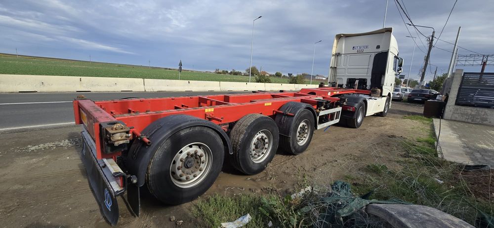 Șasiu Port Containere Randers Semiremorca transport containere