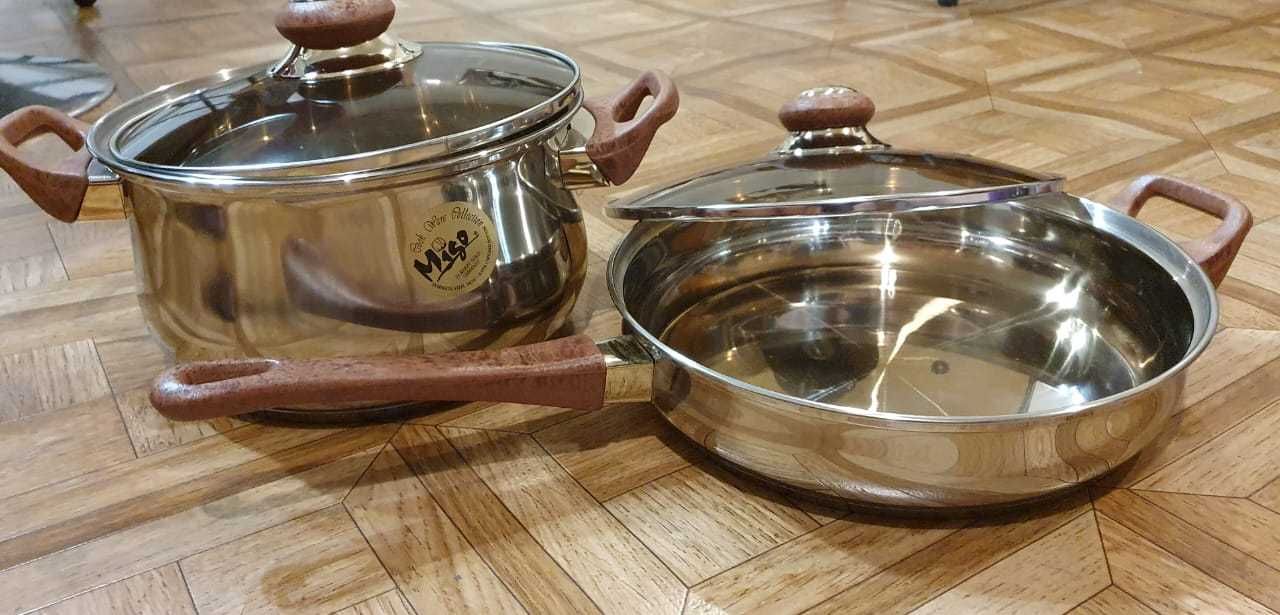продам набор  кастрюль для любых видов плит (состоит из 6 шт кастрюль)