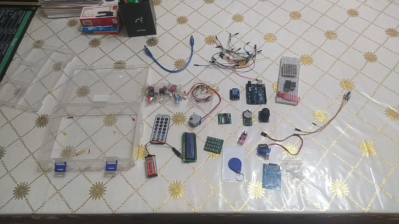 Arduino UNO nabor va Blok Pitanya 12v 20A
