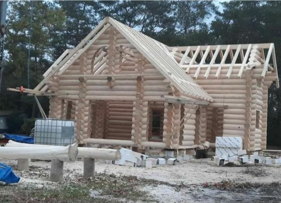 Cabane, case din lemn rotund, foișoare, magazii, cabane A frame