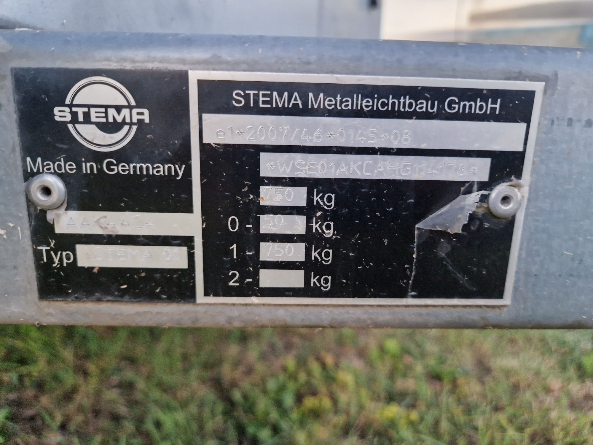 Remorca Stema 750 kg