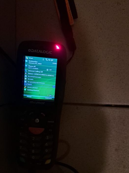 Scaner de coduri de bare Datalogic DL-MEMOR 802.11g+BT+1DGS+WM6.1
