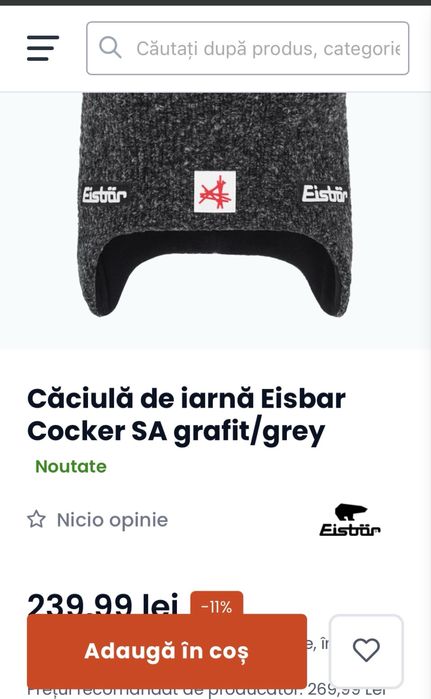 Cafiulă Eisbär originală ski Austria…