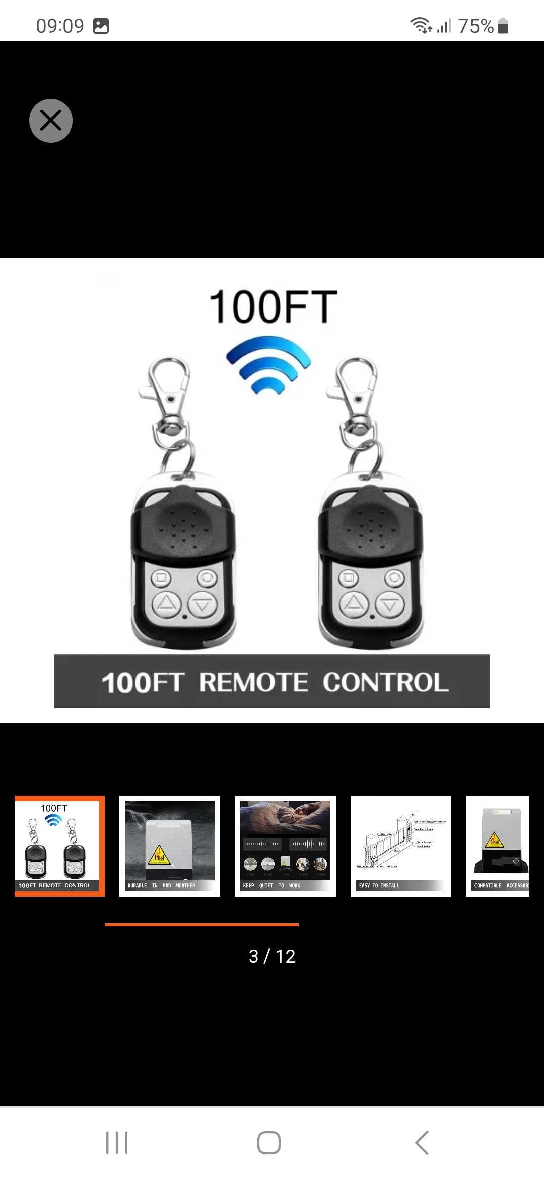 Kit automatizare poartă culisanta