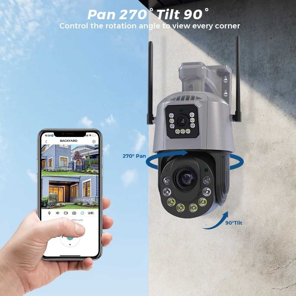 Camera de Supraveghere ,PTZ 4G TSS-Y92-4G  3MP/3MP, IR 120m ,50X Zoom