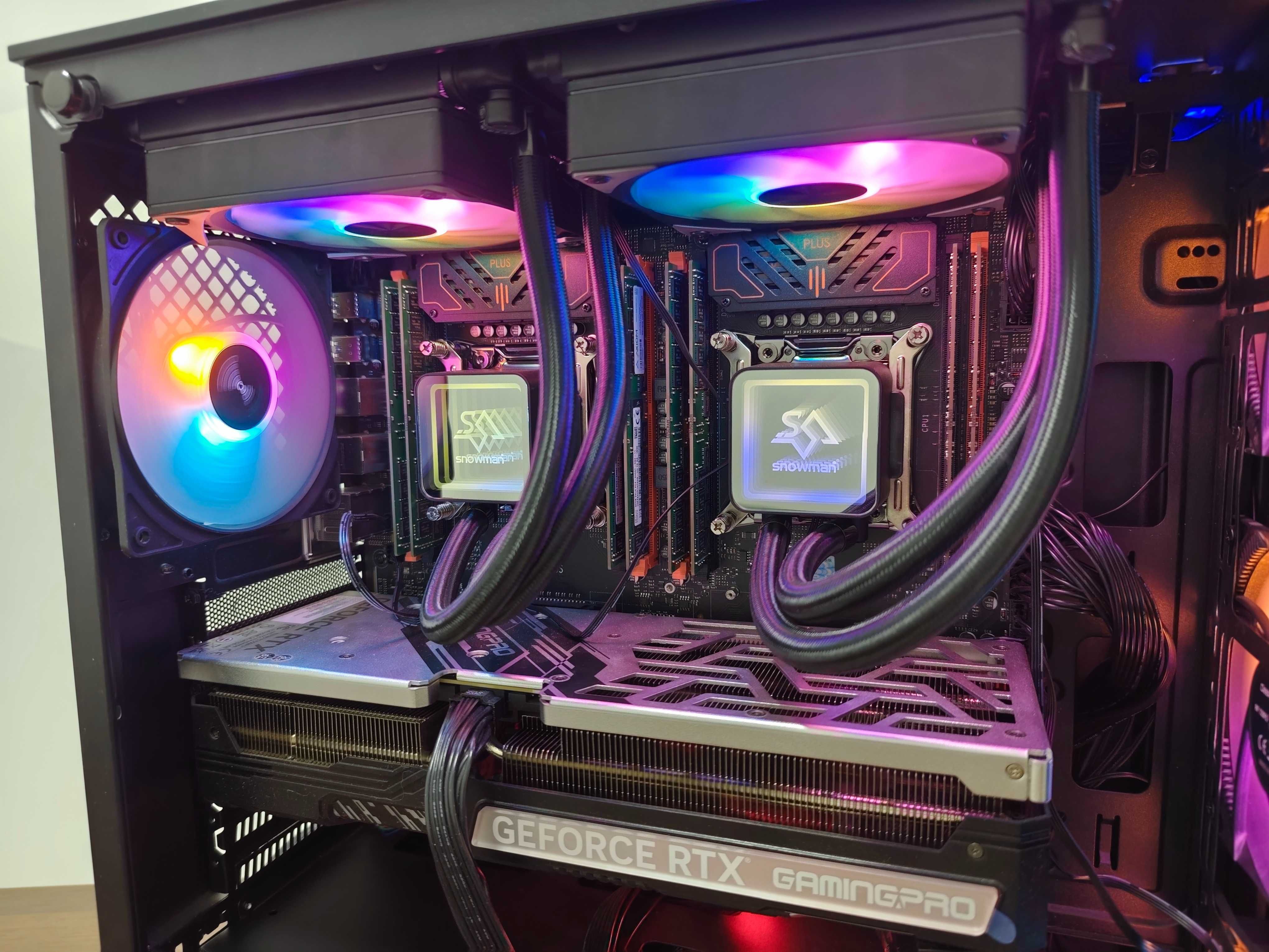 СРОЧНО 2Xeon RTX 4080 RAM256gb SSD1tb автокад 3д макс рендер проект