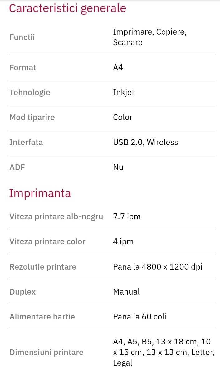 Imprimanta Canon ts3350 nou DE VÂNZARE