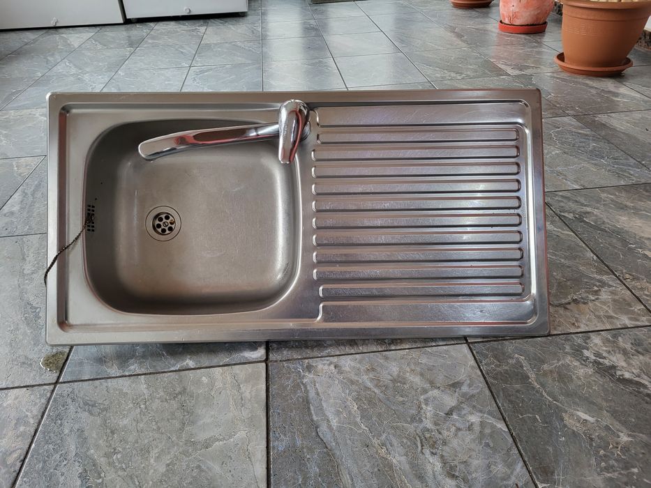 Chiuvetă inox 80/43 cm