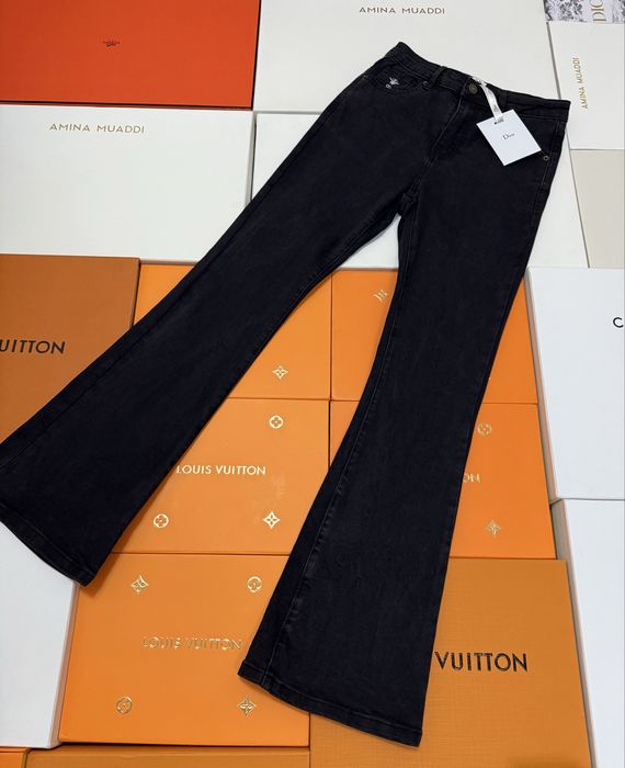 CD дамски дънки чарлстон с висока талия New Season