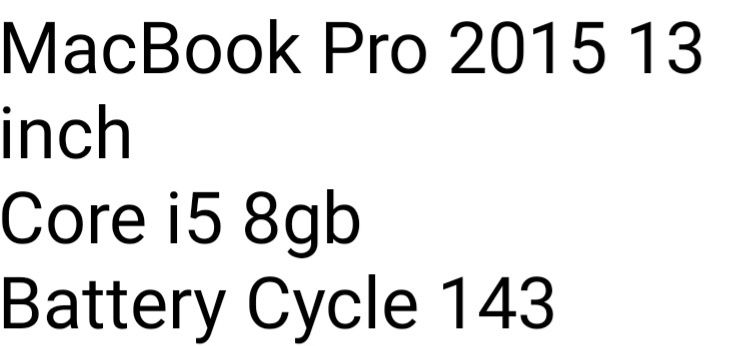 Macbook Pro 2015 13 inch сотилади