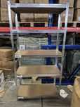 Raft metalic 5 polite, cadru otel galvanizat, polita MDF, 175kg/polita