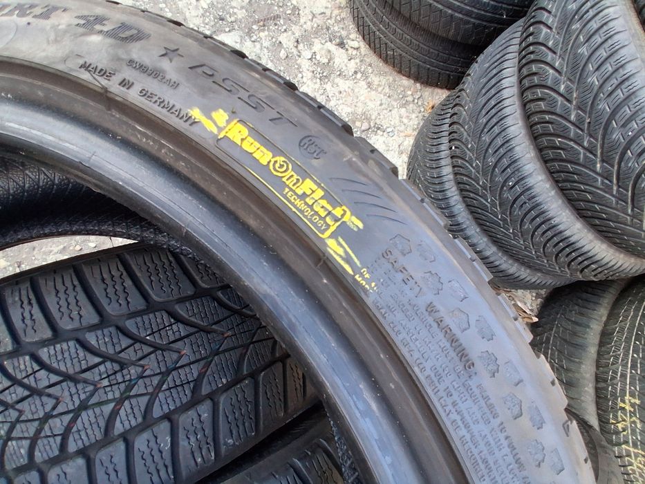 205 45 17 DUNLOP 4броя зимни дот 2021г RUN FLAT