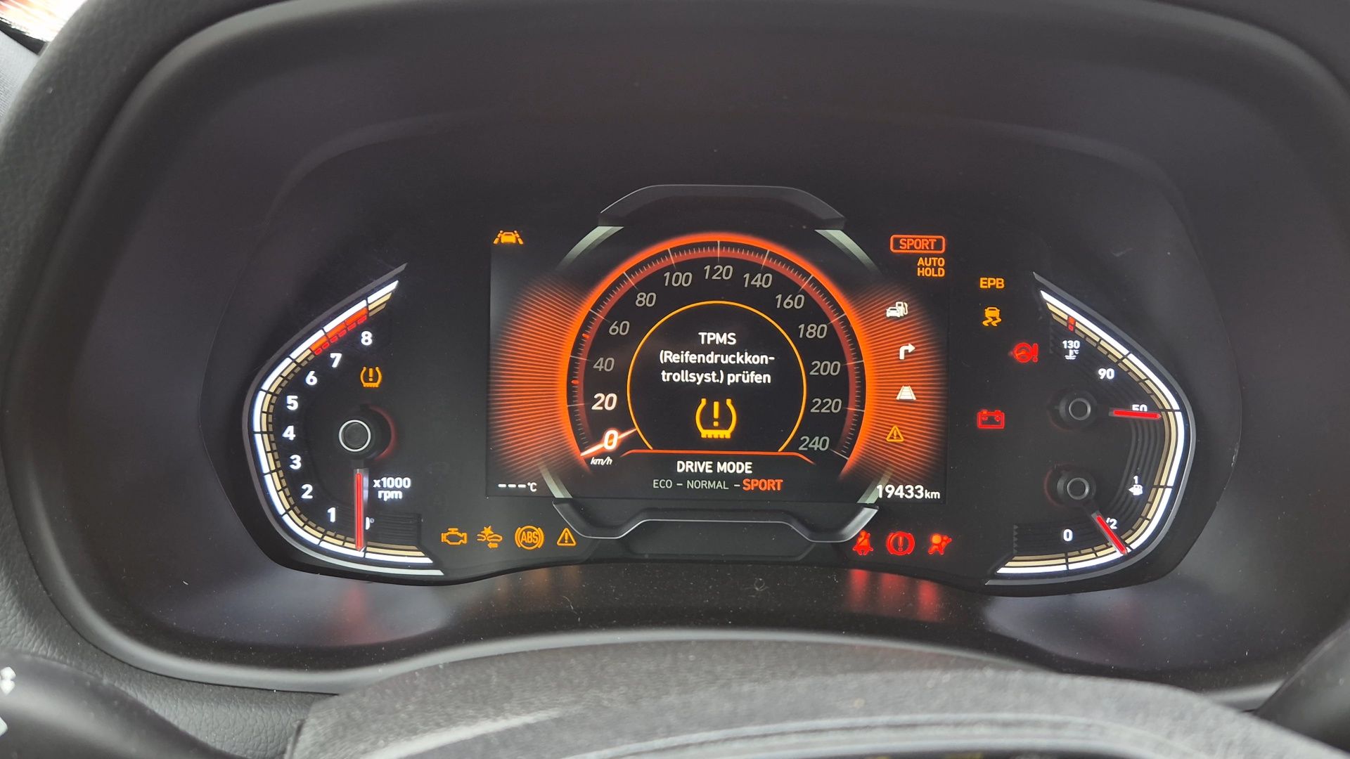 Bord ceasuri navigatie hyundai i30 facelift n-Line 2022 2023 led t-gdi
